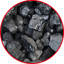 Bloc de pierre de charbon